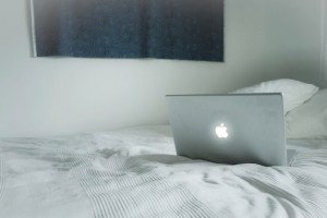 Laptop In Bed