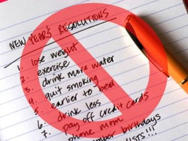 No New Year Resolution